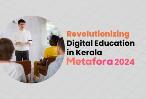 Students learning digital marketing and data science at Metafora Digital Learning in Kerala