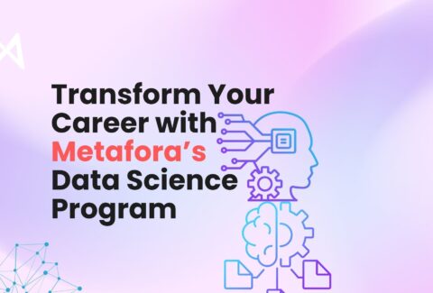 A data science professional analyzing complex datasets on a laptop, symbolizing Metafora’s unique approach to learning.